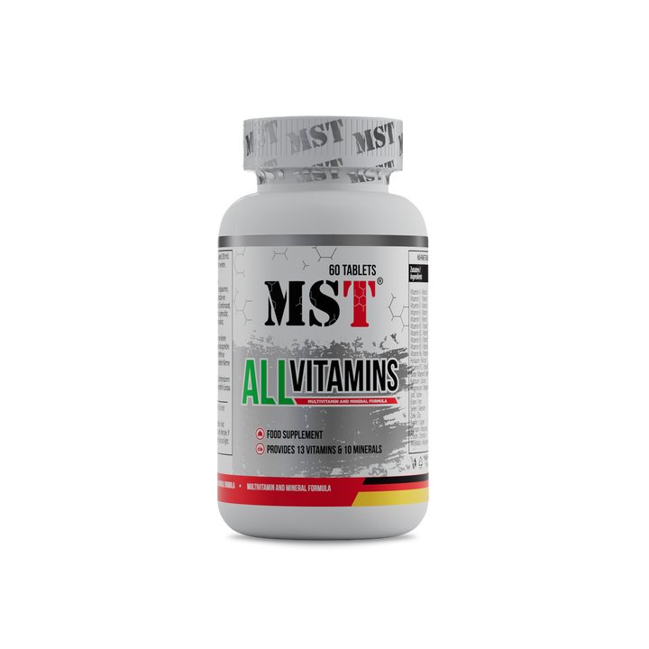 All Vitamins 60 Tablets MST Nutrition