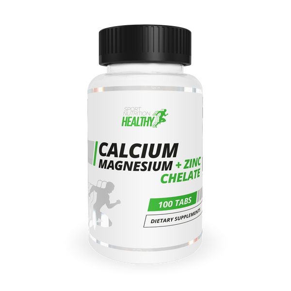 Healthy® Calcium Magnesium + Zinc Chelate 100 tabs